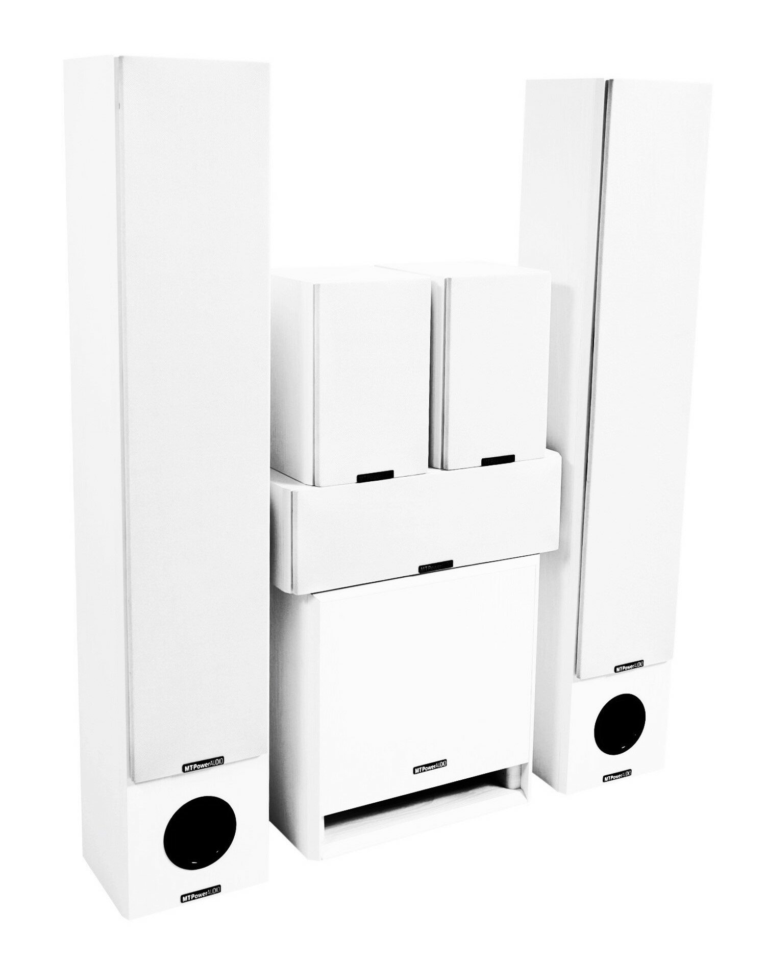 Комплекты акустики 5.1 MT-Power Performance XL white set 5.1 (white grills)