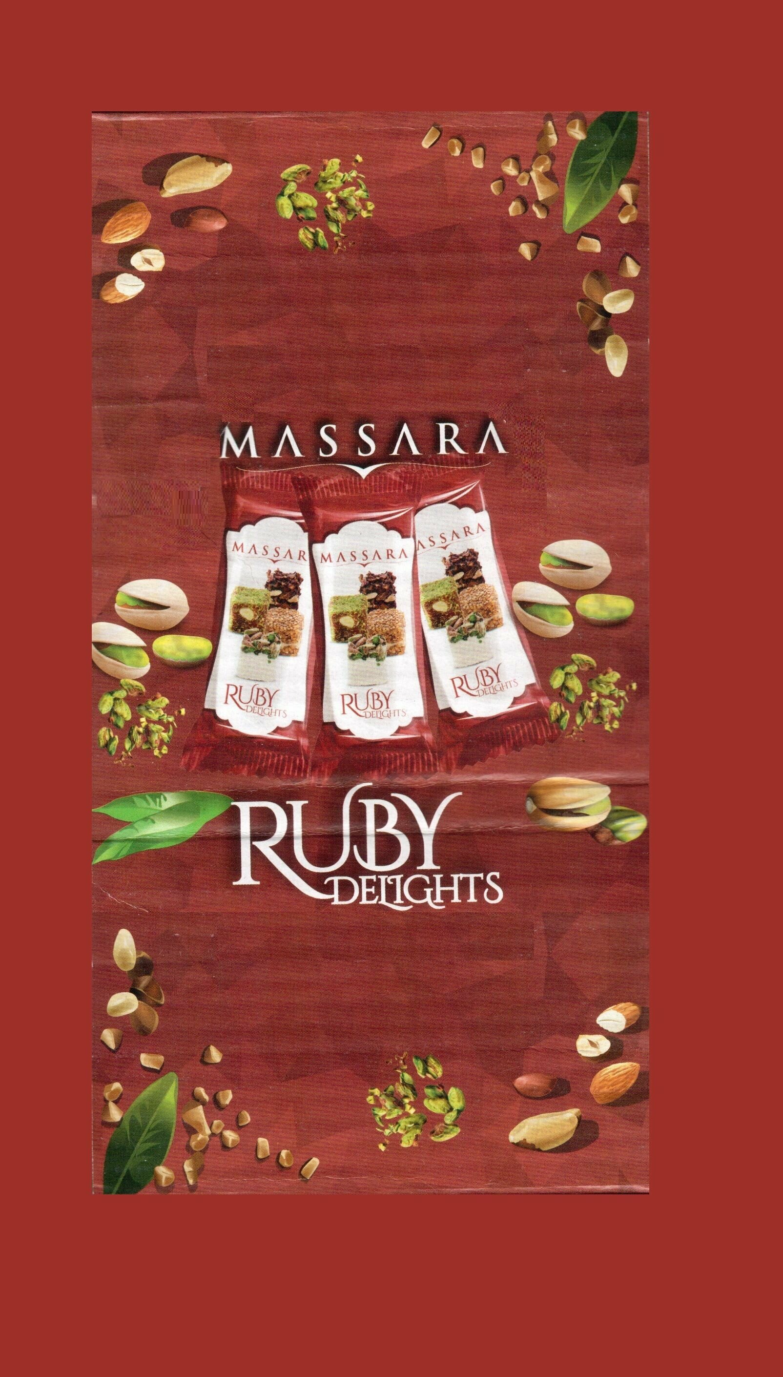 Премиальные восточные сладости MASSARA Ruby Delights ассорти 60г - фотография № 2