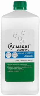 Антисептик "Алмадез-Экспресс", кожный, дезинфекция поверхностей, 1л ...