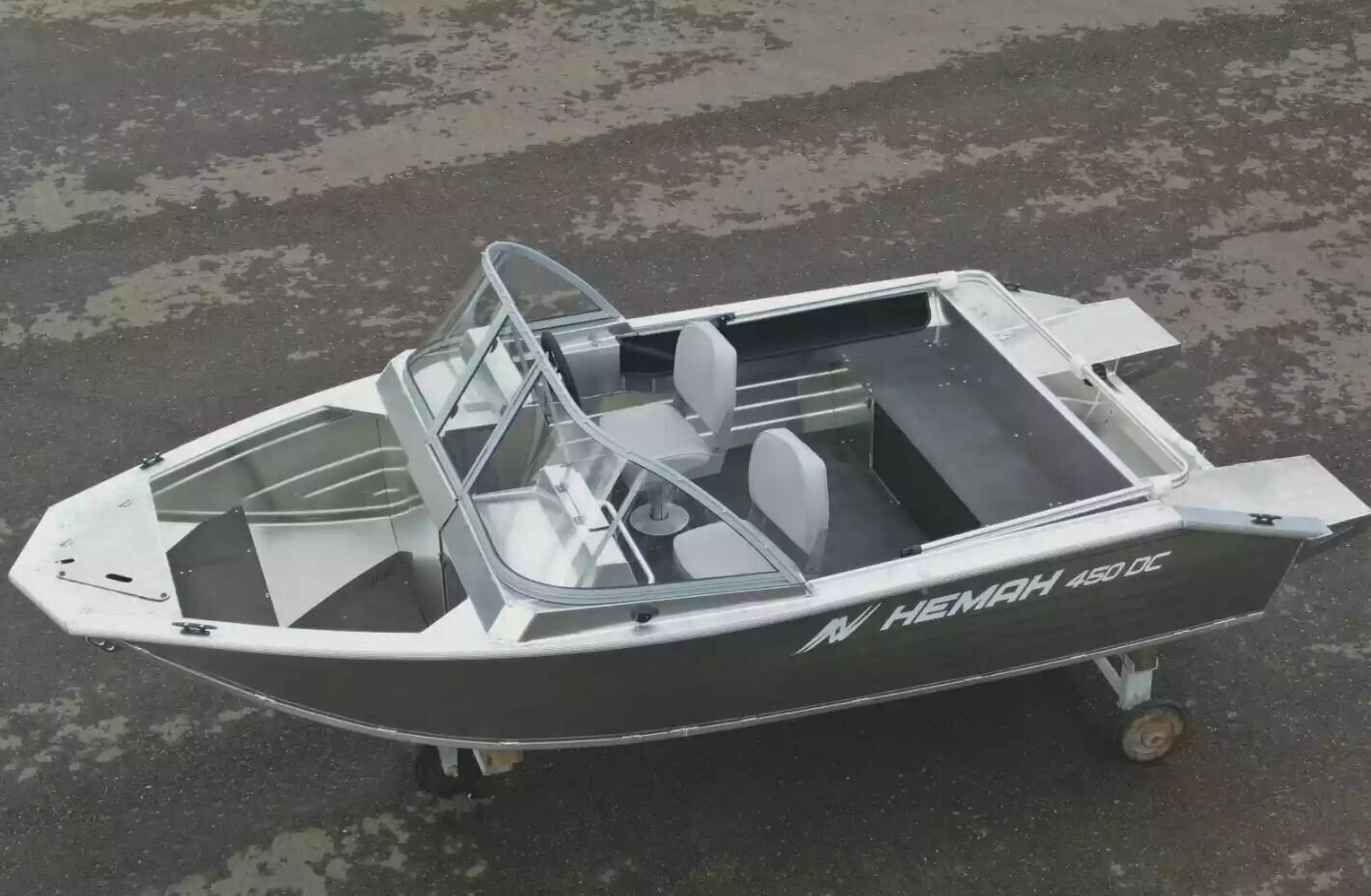 Моторная лодка NEMAN-450DC NEW/ Алюминиевый катер NEMAN-450DC NEW/ лодки Wyatboat