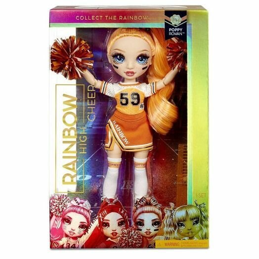 Rainbow High - Кукла Cheer Doll Poppy Rowan (Orange)