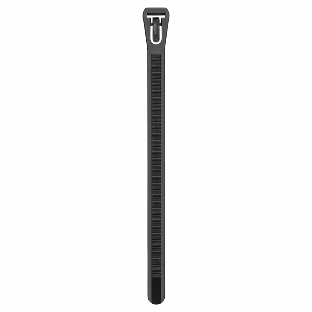 Стяжка кабельная Европартнер 300х7,5 мм многоразовая нейлоновая черная (12 шт.) - фотография № 4