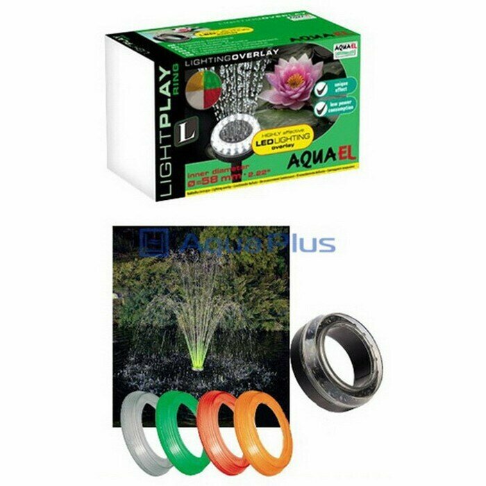 Комплект аксессуаров для аквариума, цветные насадки LIGHT PLAY RING L для PFN 7500/10000, 1 шт.