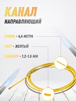 Канал направляющий кедр PRO (1,2-1,6) 4,4 м желтый