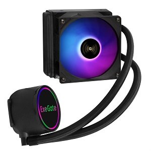 Система водяного охлаждения ExeGate BlackWater-120V2.PWM.RGB S-1700 (EX293455RUS)