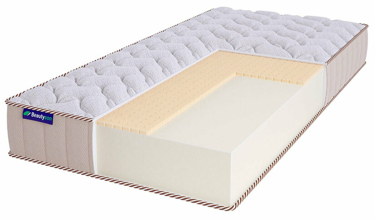 Свернутый беспружинный матрас Beautyson Roll Foam 14 Latex Hard LUX 105х190