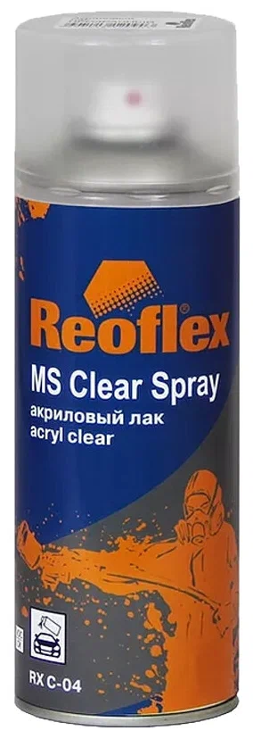 Лак MS акриловый 520мл аэрозоль Clear Spray REOFLEX