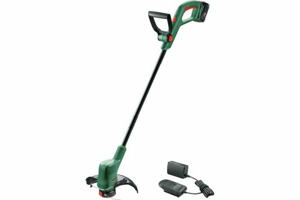 Аккумуляторный триммер Bosch EasyGrassCut 18V-230 (06008C1A03) 1 акб и з/у - фотография № 1