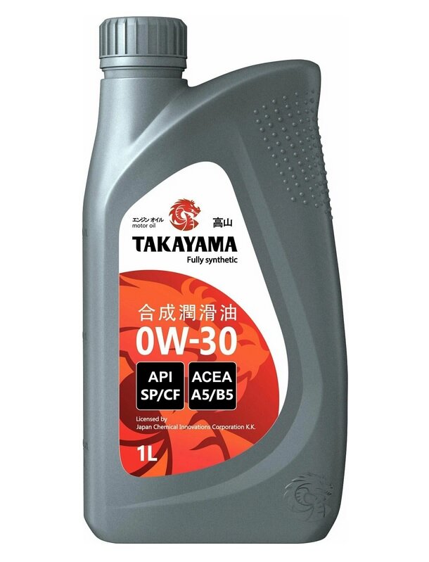 Моторное масло TAKAYAMA SAE 0W-30 API SP ACEA A5/B5 Синтетическое 1 л