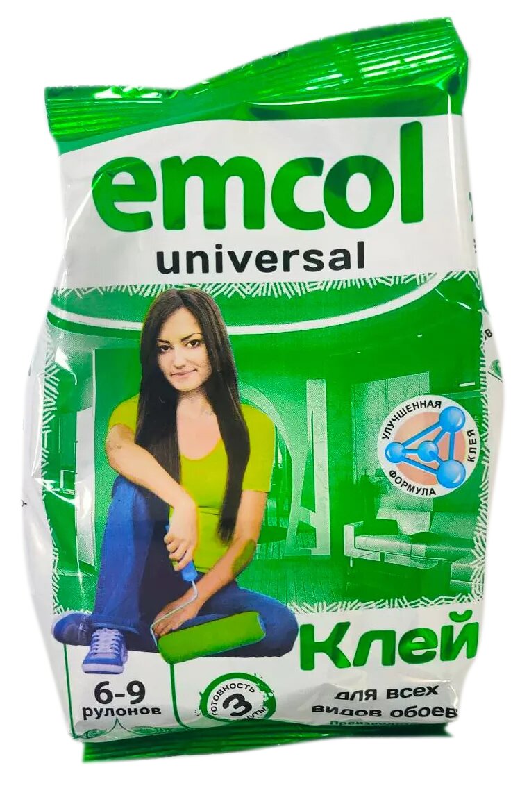 Клей emcol universal обойный 200 г, 3 шт