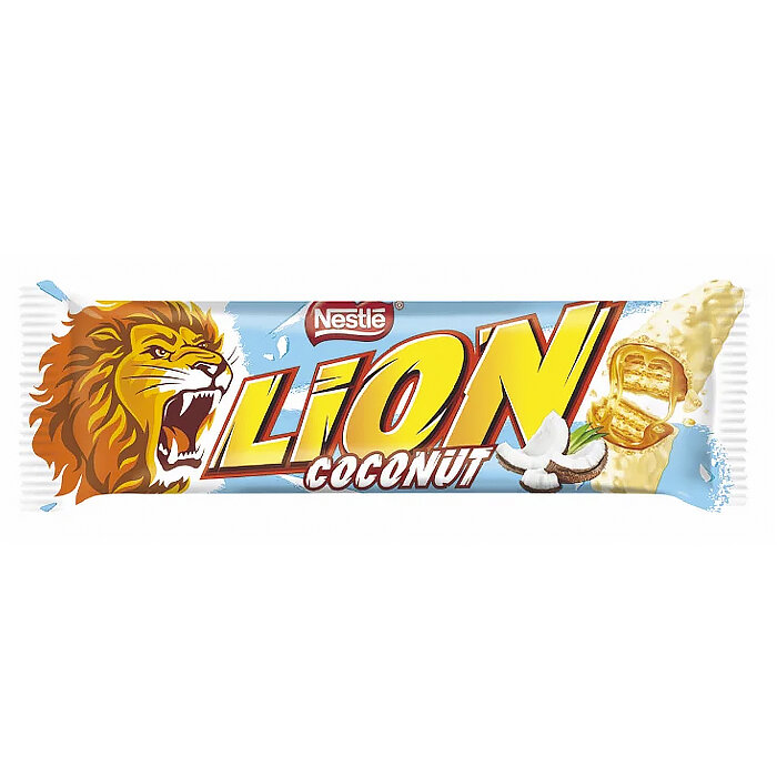 Шоколадный батончик Lion - набор 2 вкуса (кокос, в тёмном шоколаде) (Польша), 40 г (2 шт) - фотография № 2