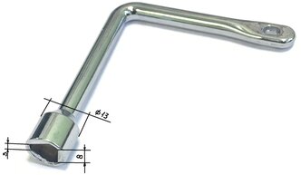 Ключ для сервисных шкафов трехгранный 8 мм. 52310