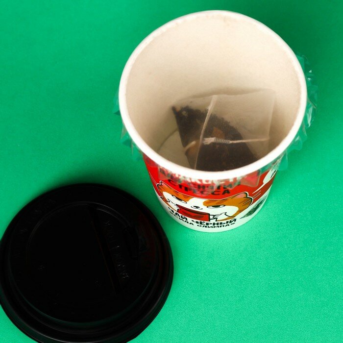 Чай чёрный «Жидкость для снятия стресса» в пирамидке с грецким орехом и корицей, 3 г. - фотография № 3