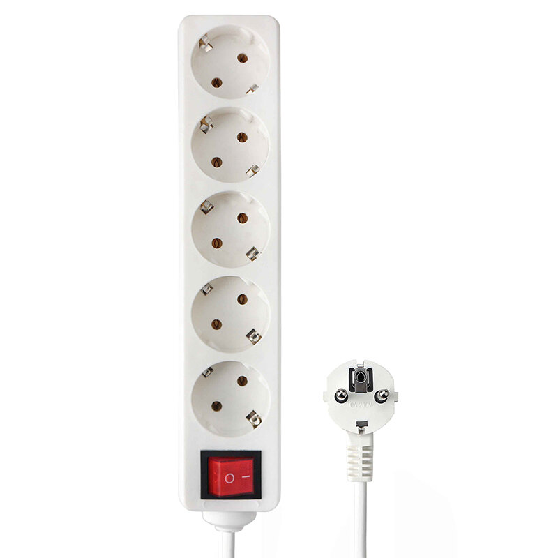 Удлинитель Гарнизон 4 Sockets 5m White EL-NB-G4-W-5