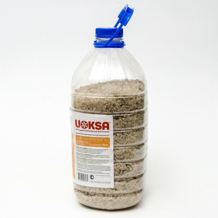 Реагент UOKSA Техническая соль №3, бутылка, 5 кг - фотография № 3