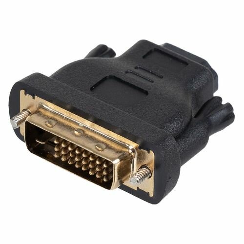 Переходник HDMI (f) - DVI-D (m), GOLD [adapter dvi-hdmi]