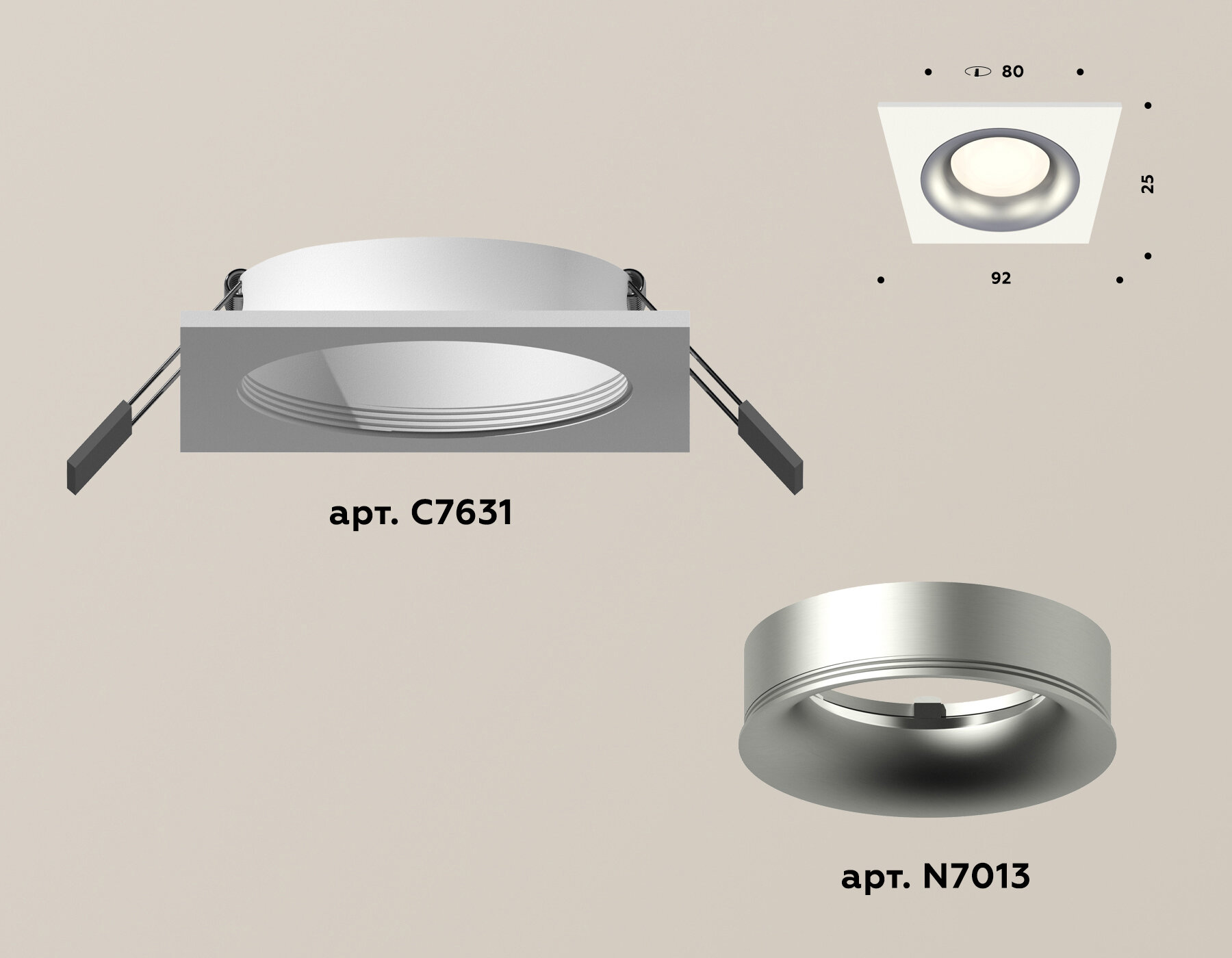 Ambrella light Встраиваемый светильник Ambrella light Xc Techno Spot XC7631004 (C7631, N7013) - фотография № 2