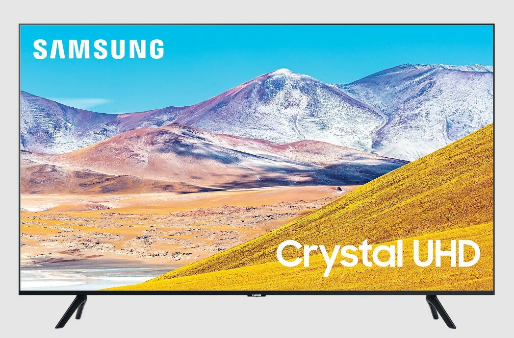 43" Телевизор Samsung UE43TU8000U 2020 LED, HDR, черный