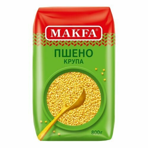 Крупа пшенная Makfa шлифованное 800 г