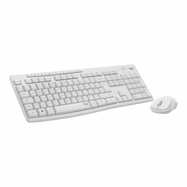 Комплект клавиатура+мышь Logitech MK295 Silent Wireless Combo white (латиница)