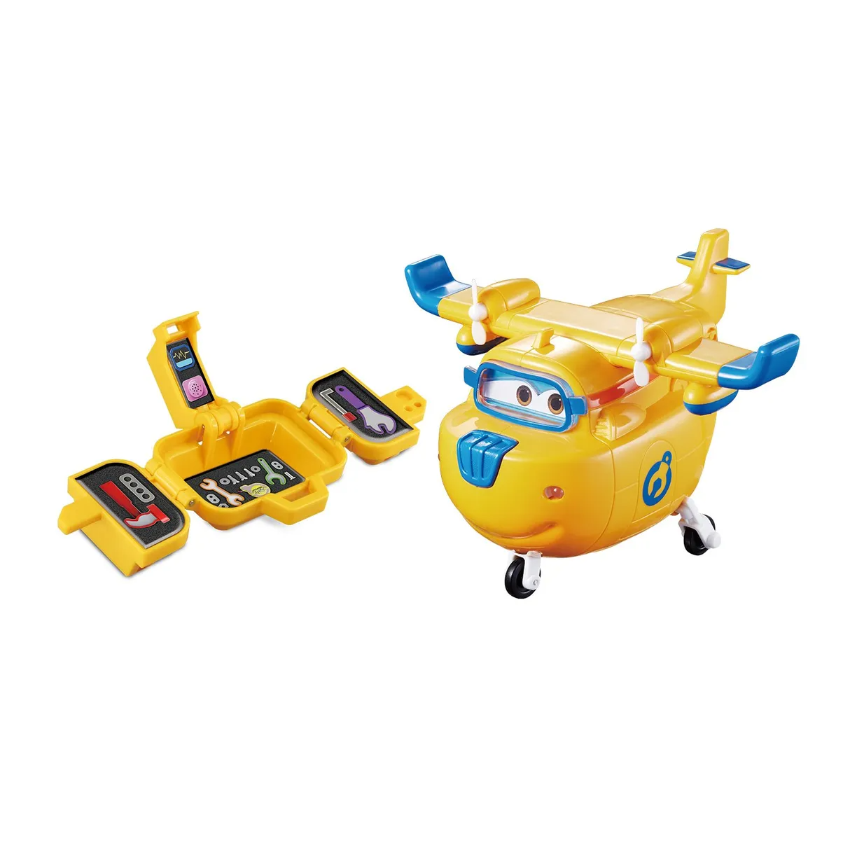 Игровой набор Super Wings Самолет Донни с чемоданчиком, YW710420 zal