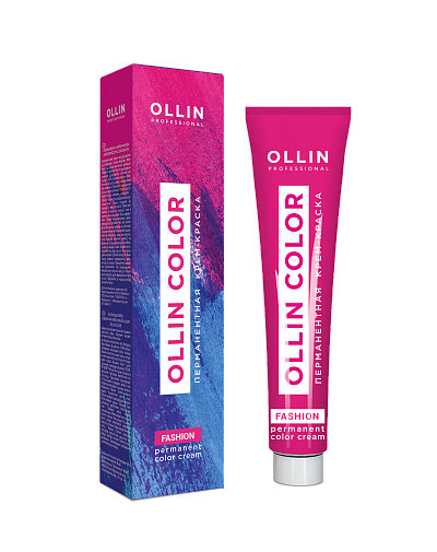 OLLIN PROFESSIONAL Перманентная крем-краска для волос, анти-желтый, 60 мл