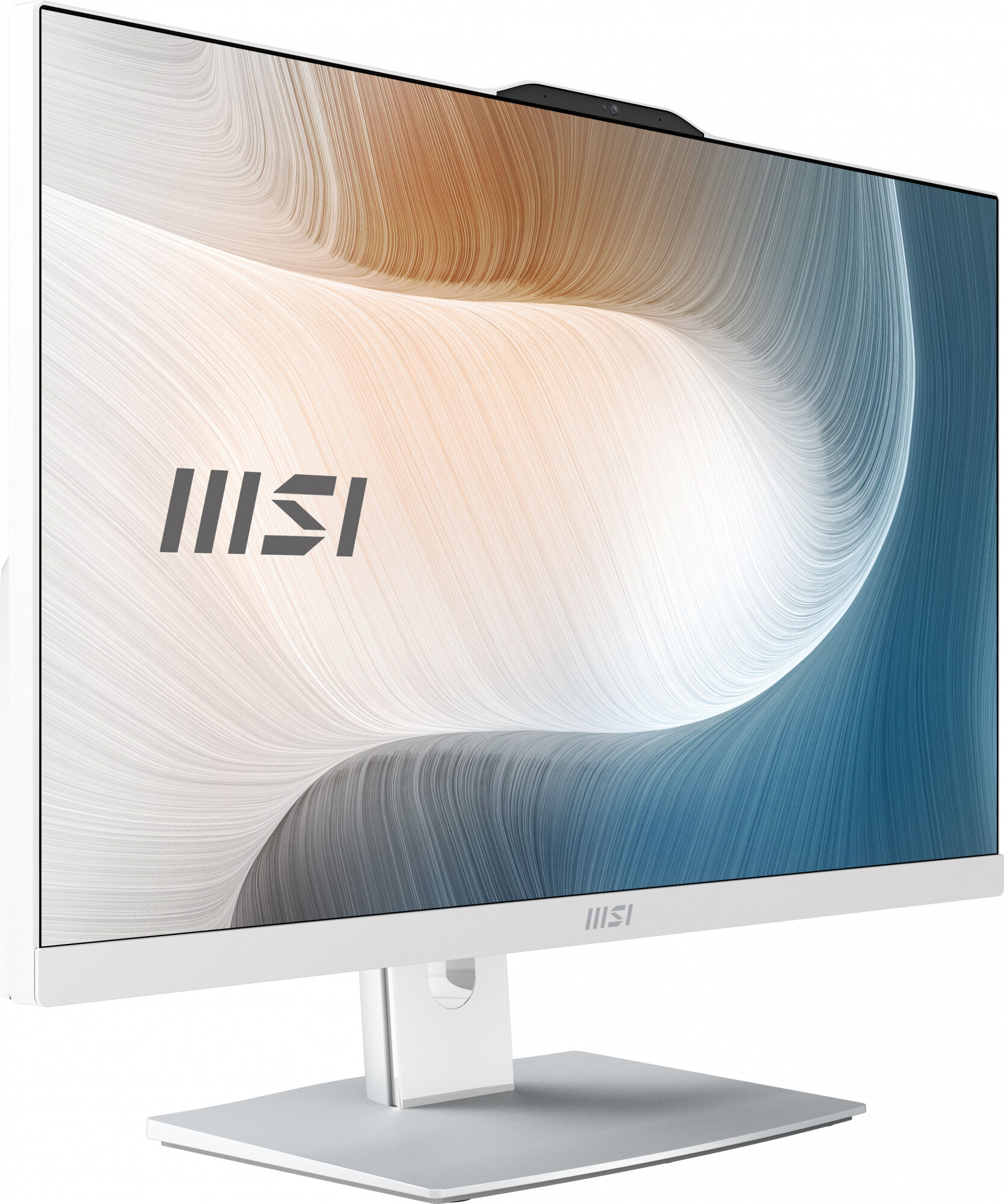 Моноблок MSI Modern AM242P 12M-257XRU 23.8" Full HD i3 1215U (1.2) 8Gb SSD512Gb UHDG noOS GbitEth WiFi BT 120W клавиатура мышь Cam белый 1920x1080