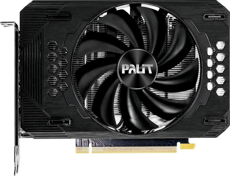 Видеокарта Palit PCI-E 4.0 PA-RTX3060 STORMX 8GB NVIDIA GeForce RTX 3060 8192Mb 128 GDDR6 132015000