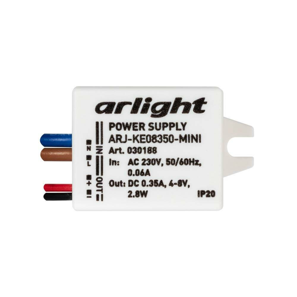 Драйвер Arlight ARJ-KE08350-Mini 4-8V 2,8W IP20 0,35A 030188 - фотография № 2