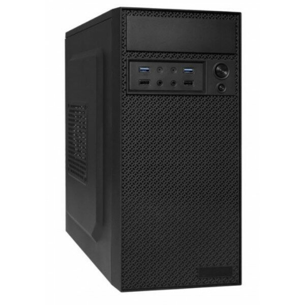 Корпус Minitower ExeGate EX291272RUS BAA-109U2-AAA350 (mATX, AAA350 8см, 2*USB+2*USB3.0, аудио, черный)