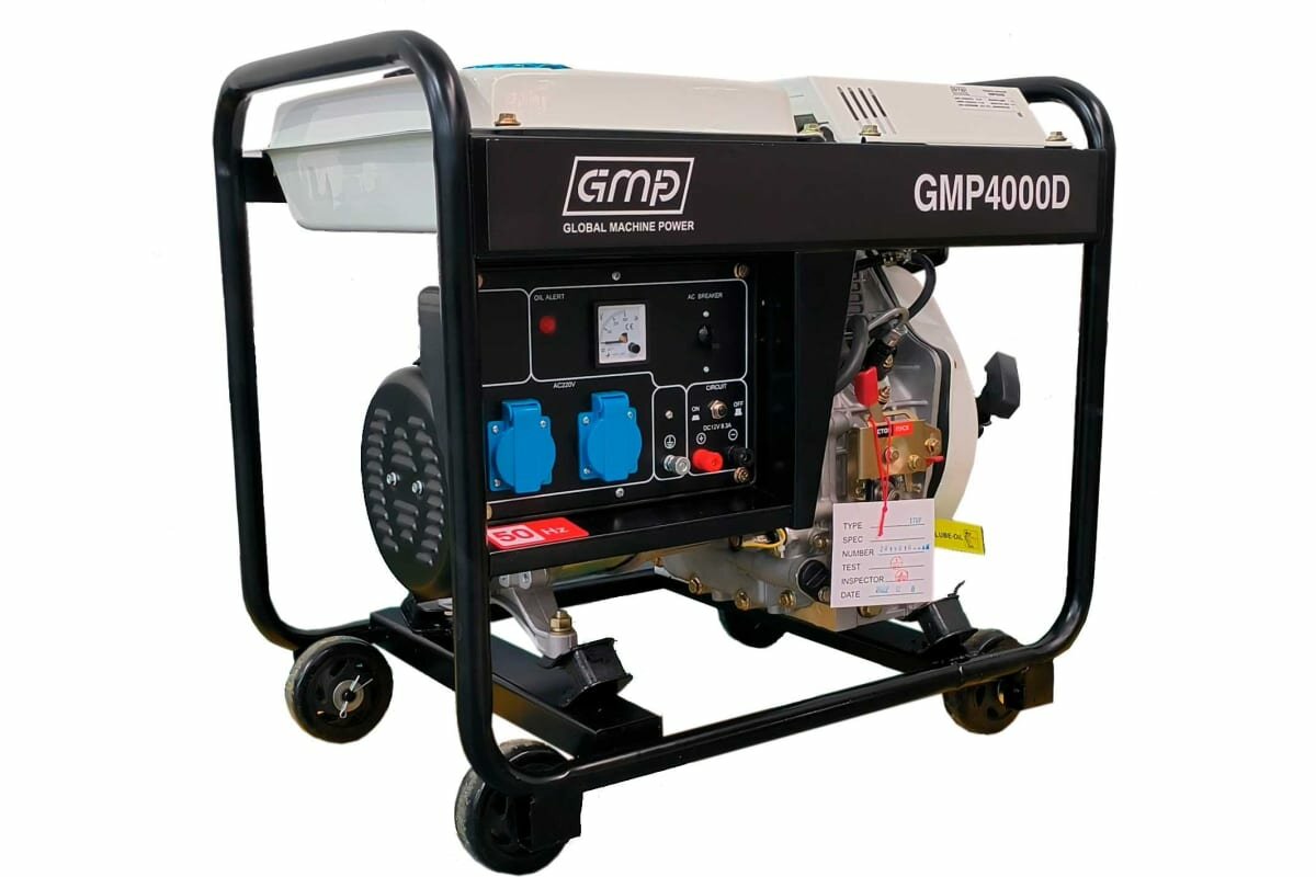 Дизельный генератор GMP 4000D GMP4000D - фотография № 1