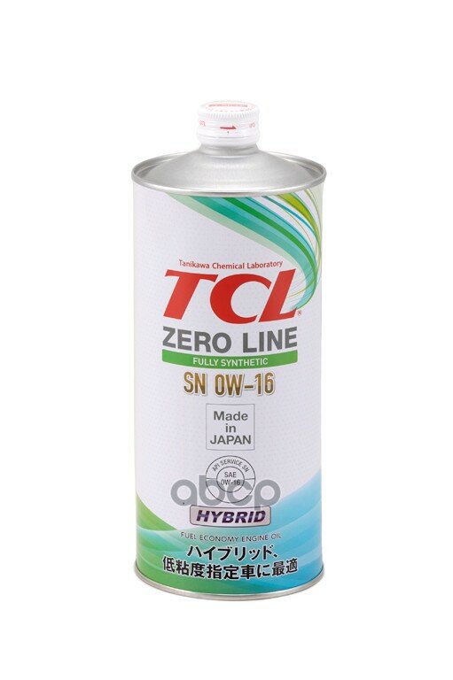 TCL Масло Моторное Tcl Zero Line Fully Synth, Fuel Economy, Sn, 0W16, 1Л