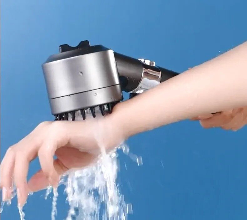 Лейка для душа массажная 4в1 Turbocharged shower head, экономия расхода воды