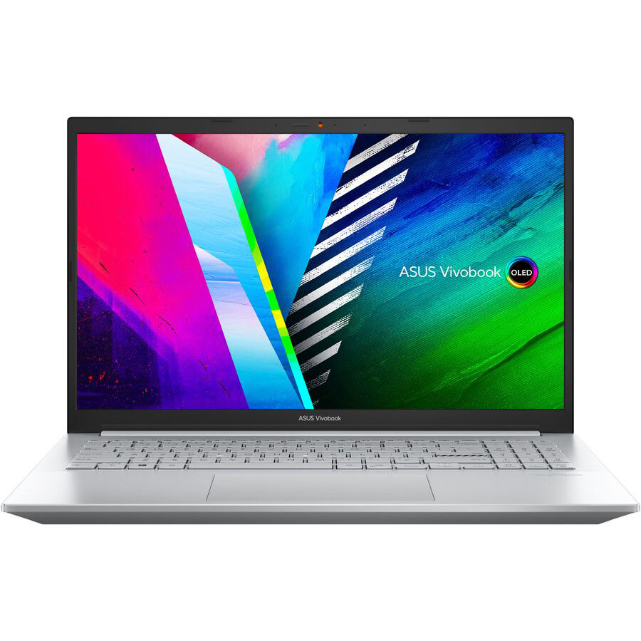 Ноутбук ASUS Vivobook Pro 15 OLED M3500QA-L1067, 15.6" (1920x1080) OLED/AMD Ryzen 5 5600H/8ГБ DDR4/256ГБ SSD/Radeon Graphics/Без ОС, серебристый [90NB0US1-M00970]