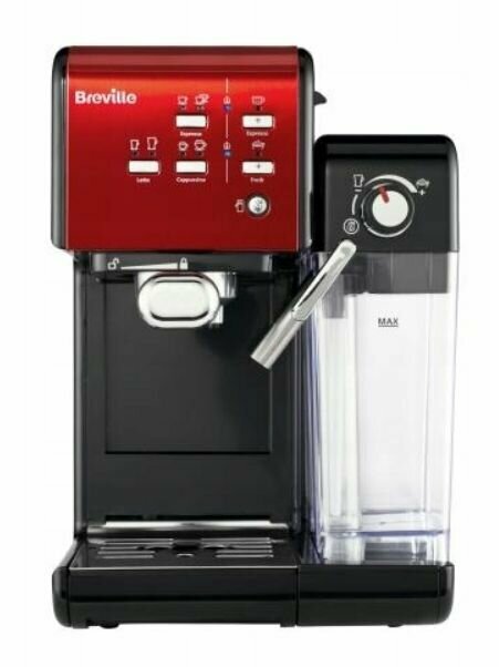 Кофемашина Breville Prima Latte II , красная / VCF109X4 - фотография № 2