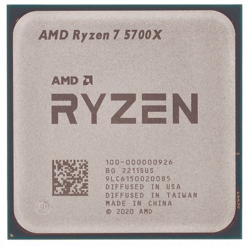 Процессор AMD Ryzen 7 5700X AM4 8 х 3400МГЦ OEM