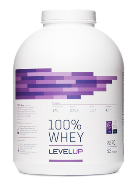 LevelUp 100% Whey, 2270 g (ваниль)