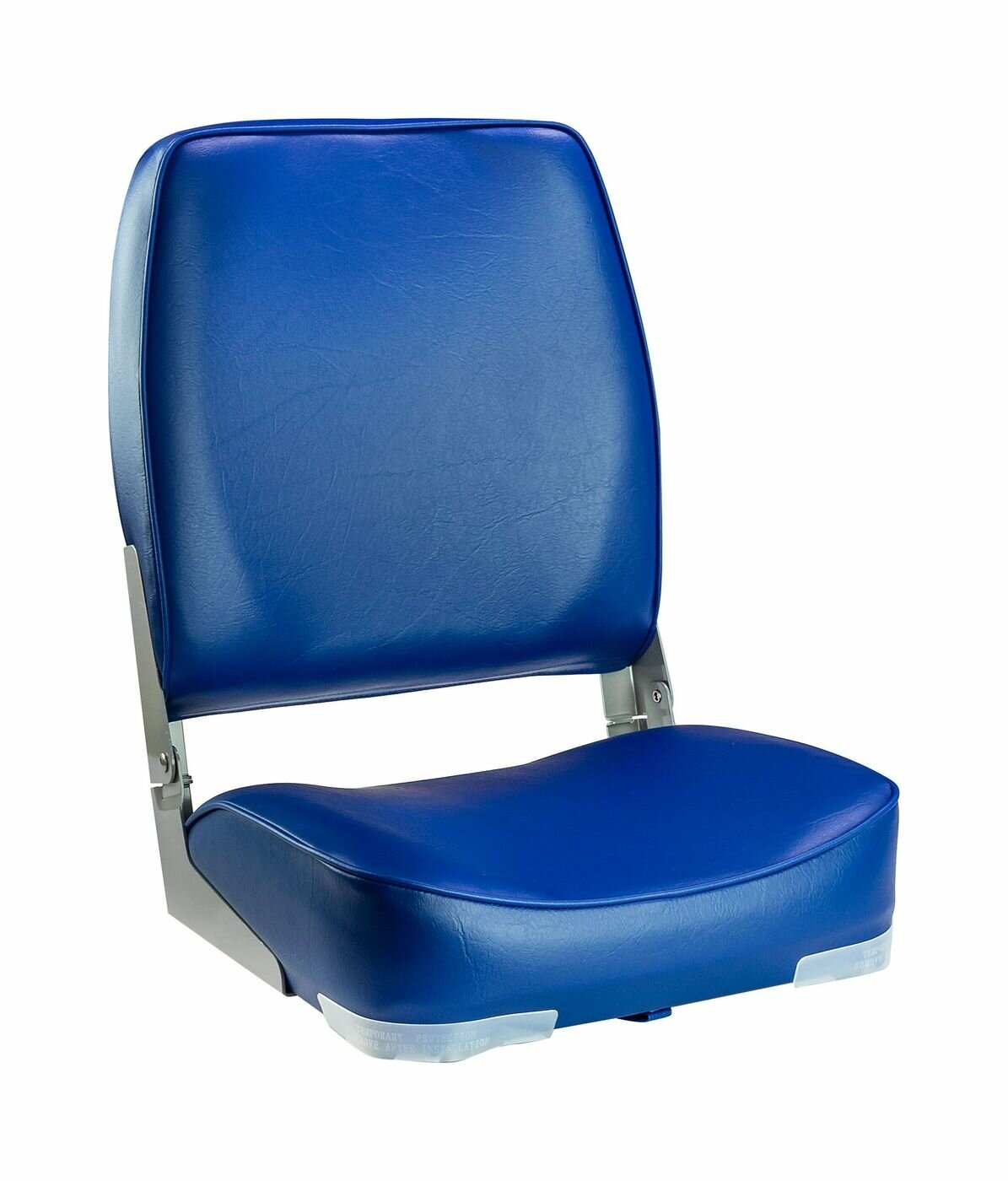 Кресло мягкое складное, высокая спинка, обивка винил, цвет синий, Marine Rocket 75127B-MR - фотография № 1