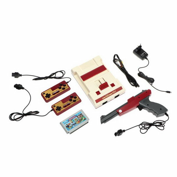 Игровая приставка 8 Bit Lasergun, AV кабель, 2 джойстика, пистолет, 303 игры
