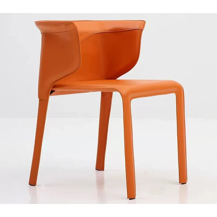 Стул в стиле ANASTASIA Chair By Visionnaire design Maurizio Manzoni (апельсиновый цвет, микроволокно) - фотография № 1