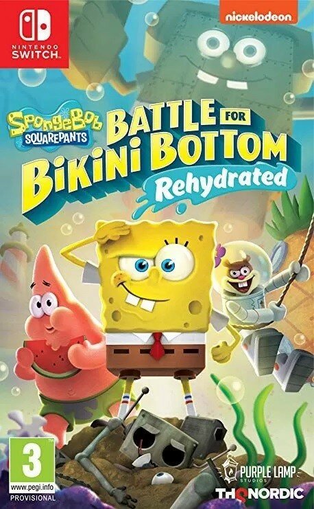 Игра Губка Боб / SpongeBob SquarePants: Battle For Bikini Bottom – Rehydrated [Русские субтитры] (NS)