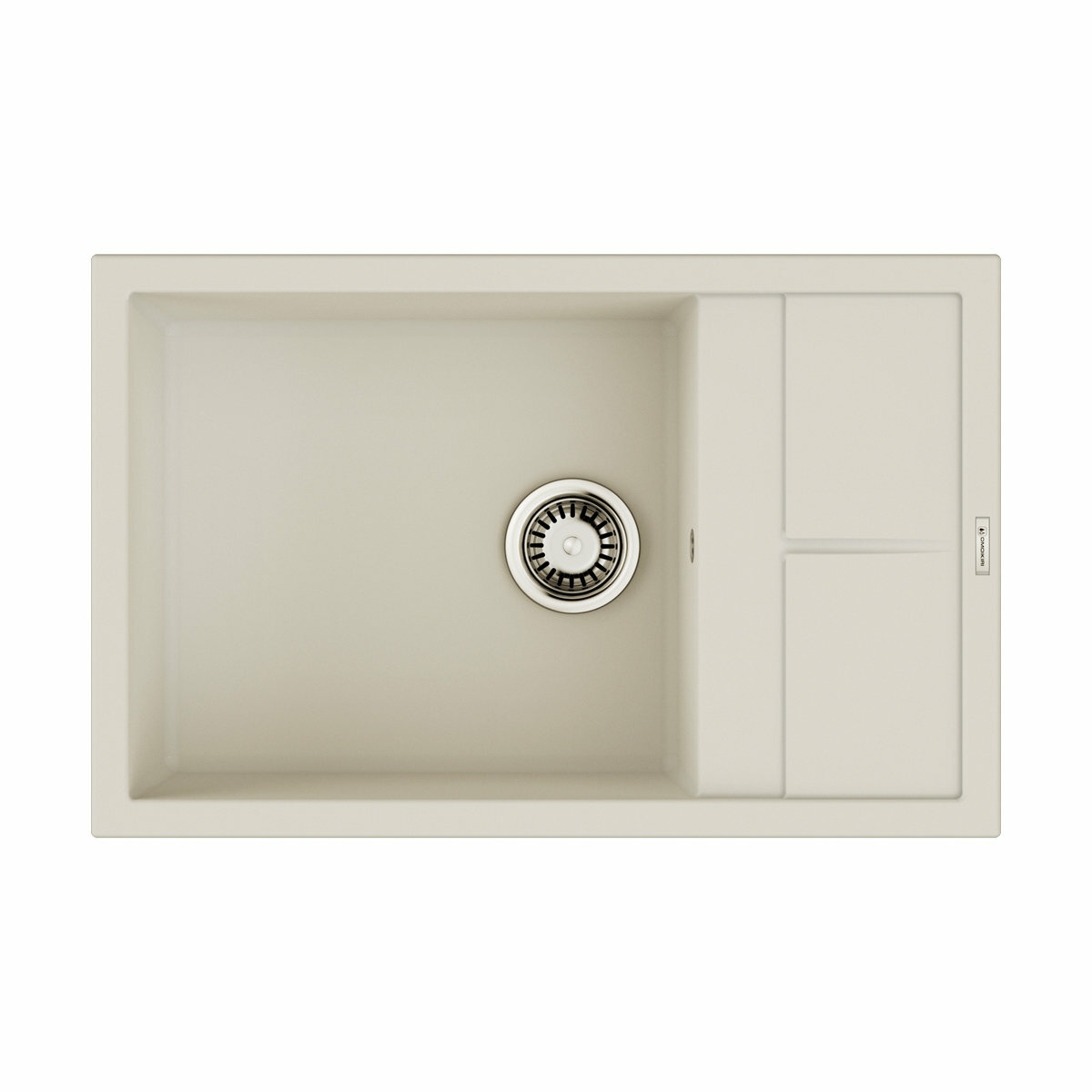 Кухонная мойка Omoikiri Sumi 78A-LB WH, с крылом, Artceramic, белый 4997100