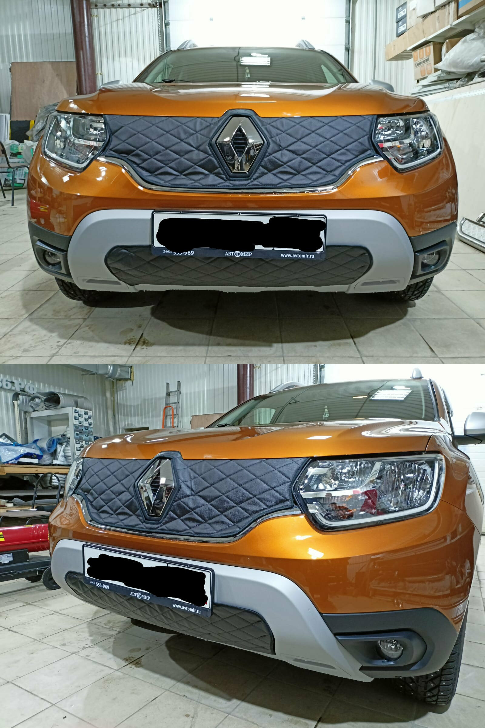 Утеплитель радиатора верхняя деталь для Renault Duster 2020 -н.в. II 1шт Верхняя