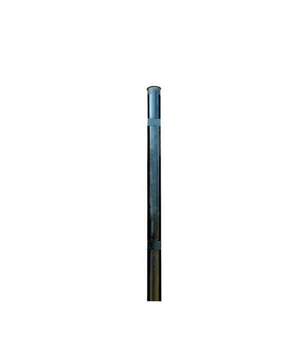 Столб для рабицы d48 мм 24 м эмаль черный