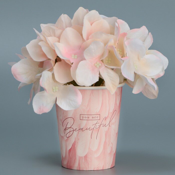 фото Стакан для цветов «Перья», 250 мл(10 шт.)