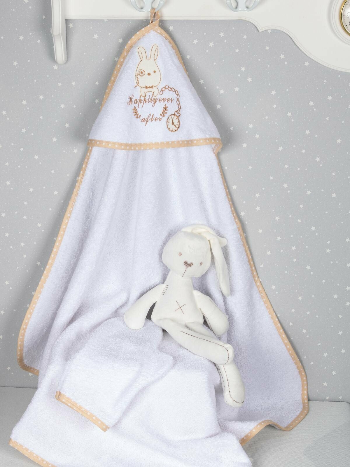 Полотенце для новорожденного детское махровое - фотография № 6