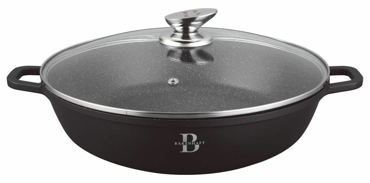 фото Сотейник с крышкой Lenardi 2.6л, 24см, алюминий, стекло