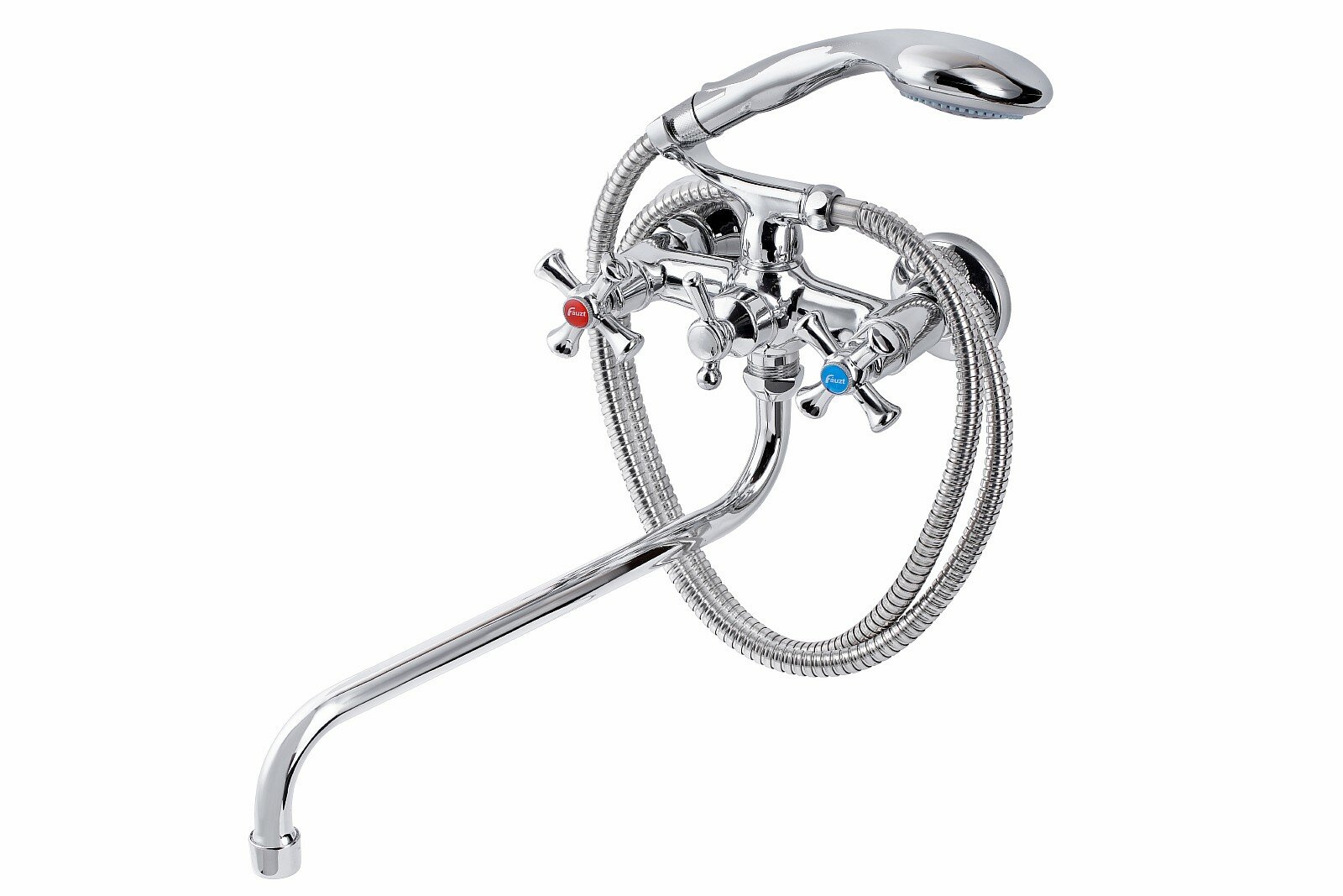 FAUZT Смеситель для ванны с душем FAUZT FZs-317-07 тип см-вудрншла