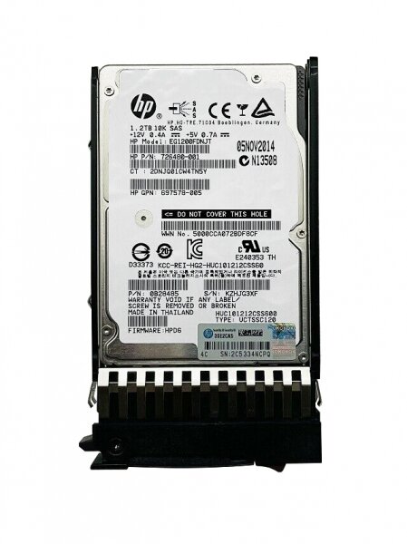   HP 718160-B21 1,2Tb SAS 2,5" HDD