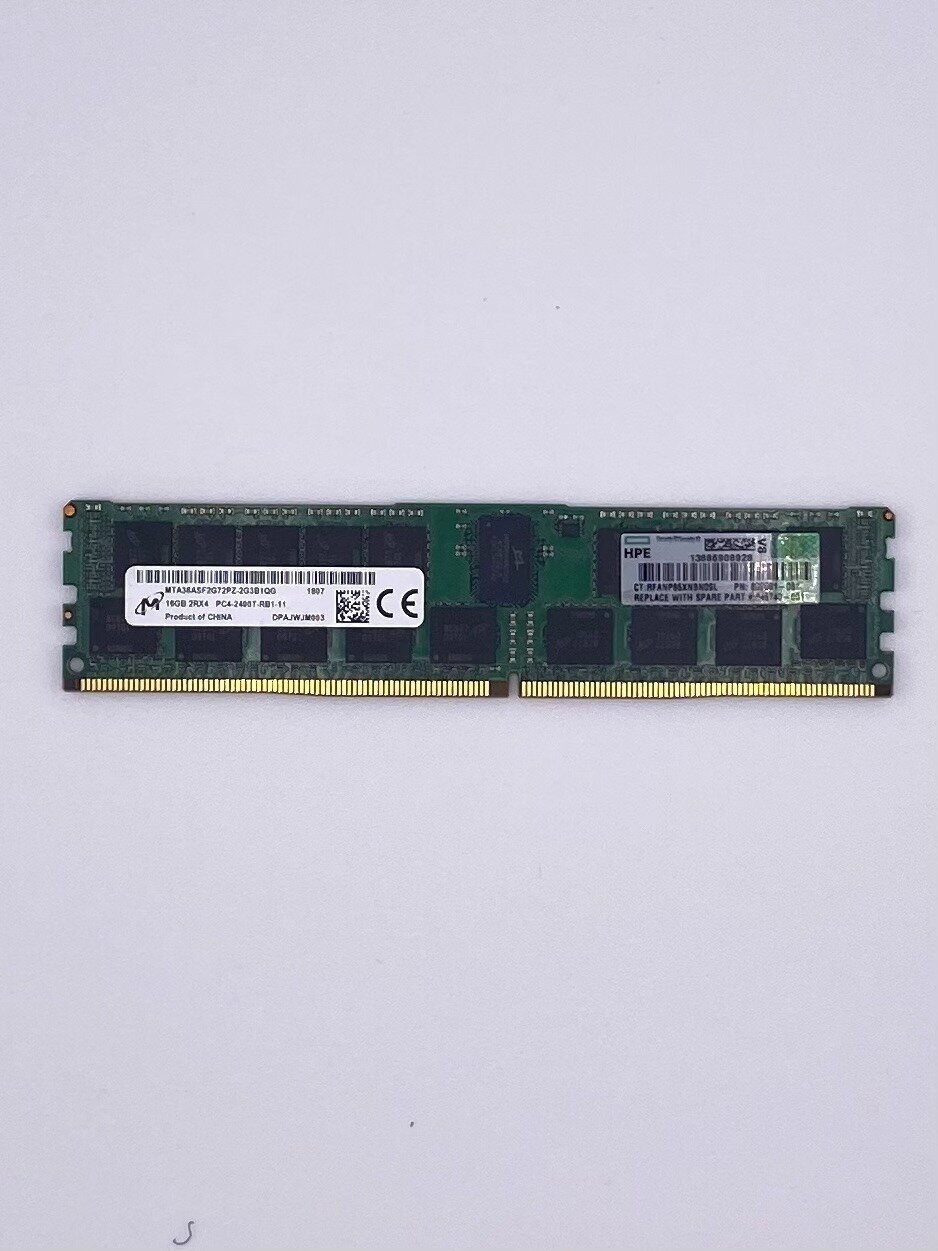 Оперативная память Hewlett Packard Enterprise 16 ГБ DDR4 2400 МГц DIMM CL17 836220-B21, 809081-081, 846740-001